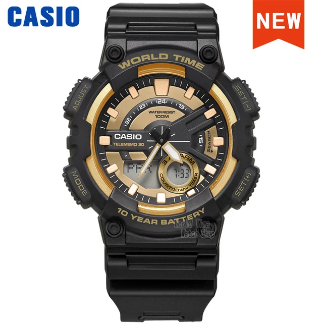 Reloj Casio Mejor venta de explosiones reloj hombres marca top lujo militar relogio reloj digital deporte 100m Reloj de cuarzo impermeable hombres