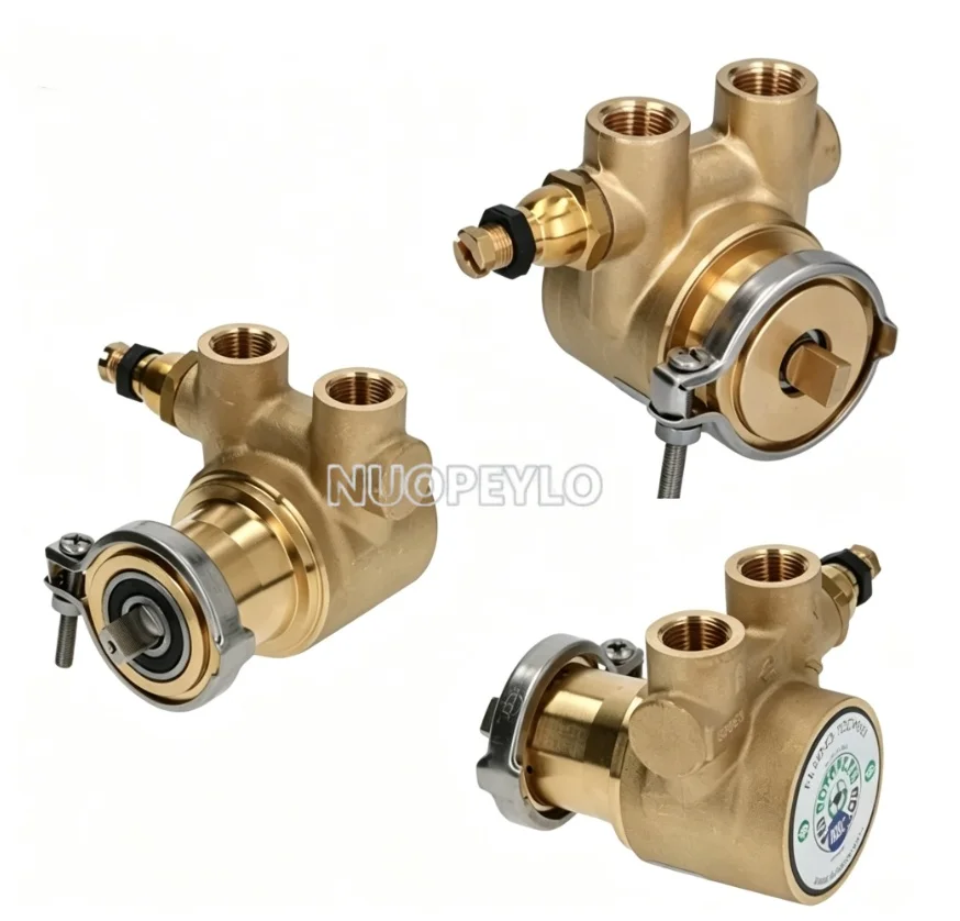 Fluid-O-Tech original water pump rotary pump head for coffee machines, soda machines, and food machines