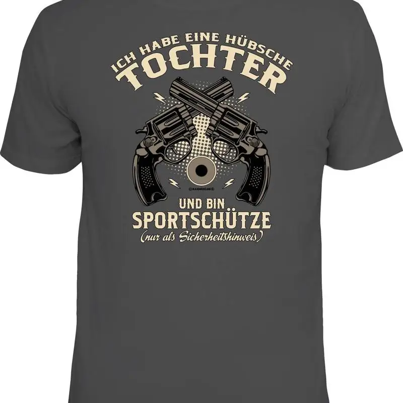 

Футболка Uomo Sportschütze E Graziosa Tochter Sprüche рубашка Vatertag Geschenk