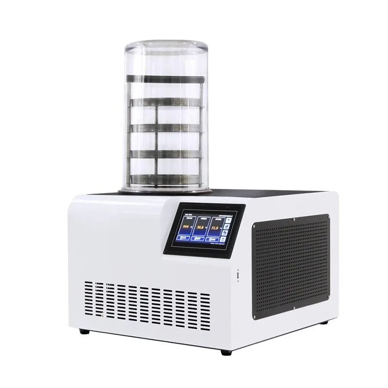 Tabletop Freeze Dryer Biomedical Sample Laboratory Test Precision Drying Equipment Small Commercial Processing