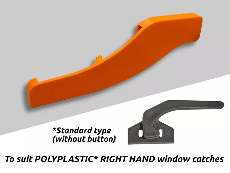 

1PC Window Security Lock Catch For PolyPlastic Caravan & Motorhome Left/Right Hand