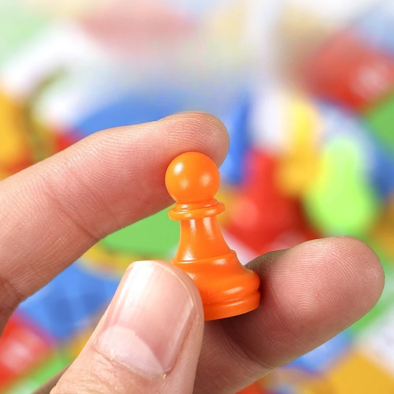 

50pcs Plastic Pawn Chess Pieces for Board Games Supplement Pack Component Tabletop Markers Arts Crafts Hollow Plastic Checkers
