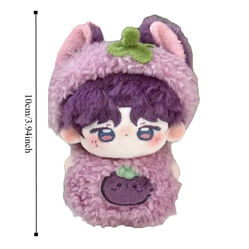 Série de fruits 10cm coton poupée vêtements raisin en peluche combinaison poupée vêtements tenue costume belle poupée habiller ensemble poupée accessoires