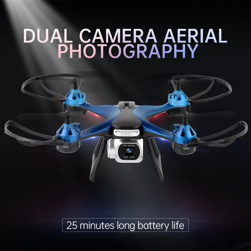 جهاز التحكم عن بعد كوادكوبتر 4k التدفق البصري كاميرا مزدوجة RC الطائرة بدون طيار مقاومة للسقوط المضادة للتصادمات طائرة هليكوبتر معلقة #5