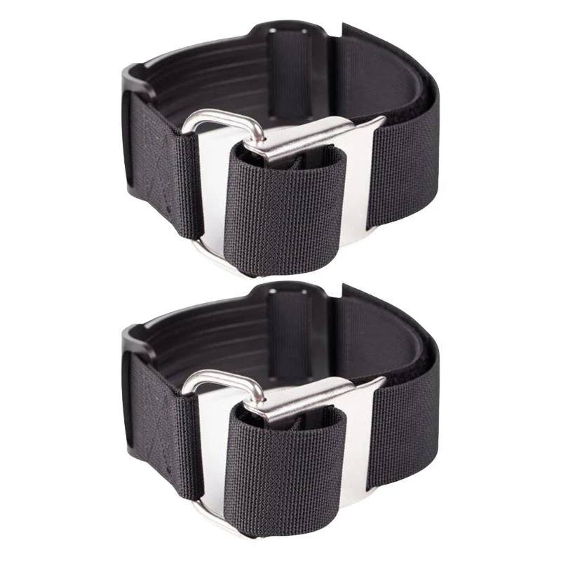 

2Pcs Scubas Diving Tanks Strap Adjustable Diving BCD Band with Nonslip Pad and Stainless Steel Cams Buckles for Safety