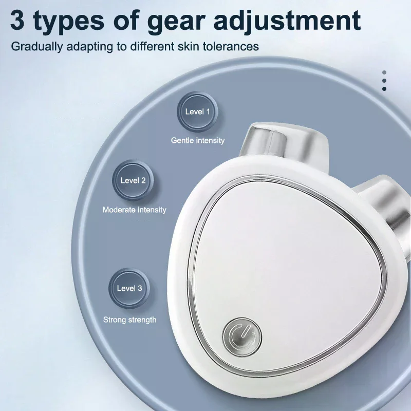 Masseur de lifting du visage à microcourant - Nouveau mini appareil de levage, masseur électrique pour le visage avec 3 vitesses