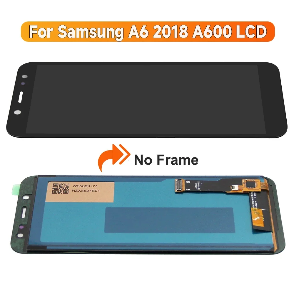 A6 2018 For Samsung 5.6\'\'For A600 A600F A600A A600N A600U LCD Display Touch Screen Digitizer Assembly Replacement