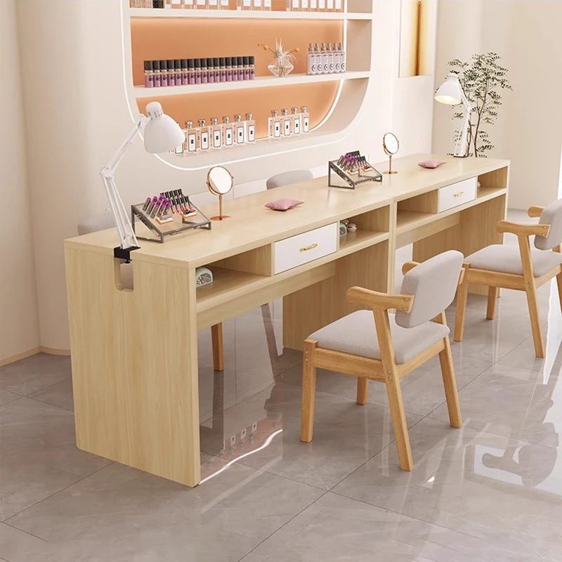 

Retro French Nail Table With Storage Luxury Glamour Elegant Nail Desk Rustic Provincial Table De Manucure Nail Salon Furniture