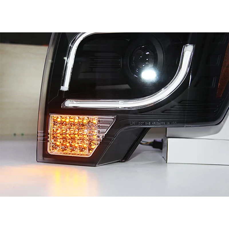 LED Headlight Front Light Turn 2013 To 2014 Year For Ford F-150 Raptor F150