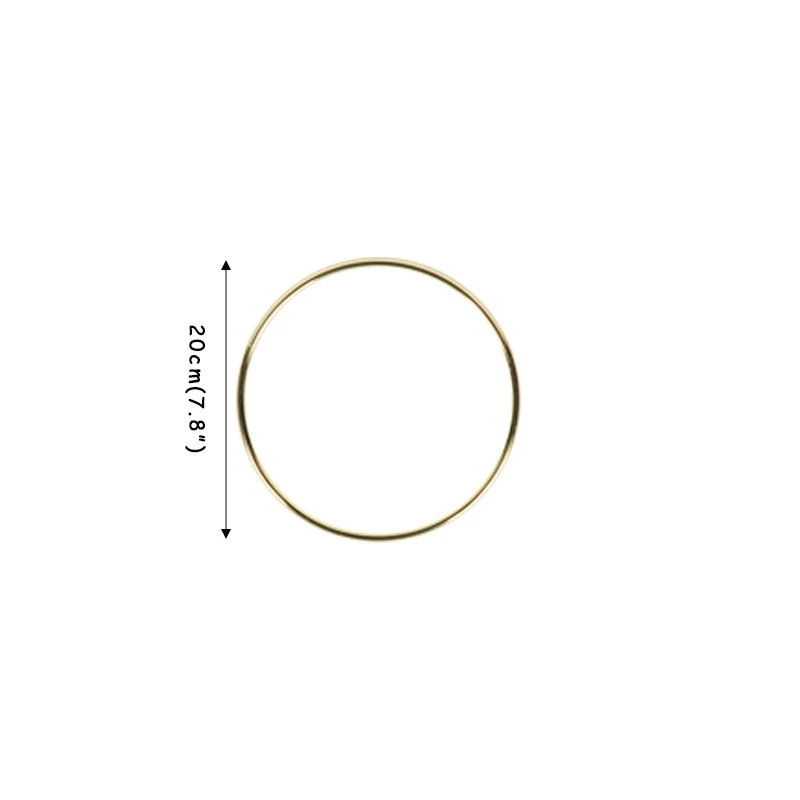Gouden Metalen Bloemen Hoepel Ringen Met Houten Kaarthouder Tafeldecoratie Voor Bruiloft Centerpieces Kerst Diy Krans Bloem Slinger