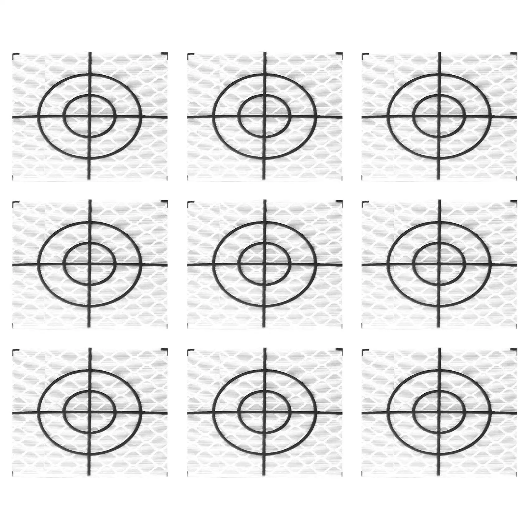 

RABIT AS59~ 100Pcs Prism Measurement Reflector Sheet Reflective Tape Target Total Station Tunnel Survey 40X40mm