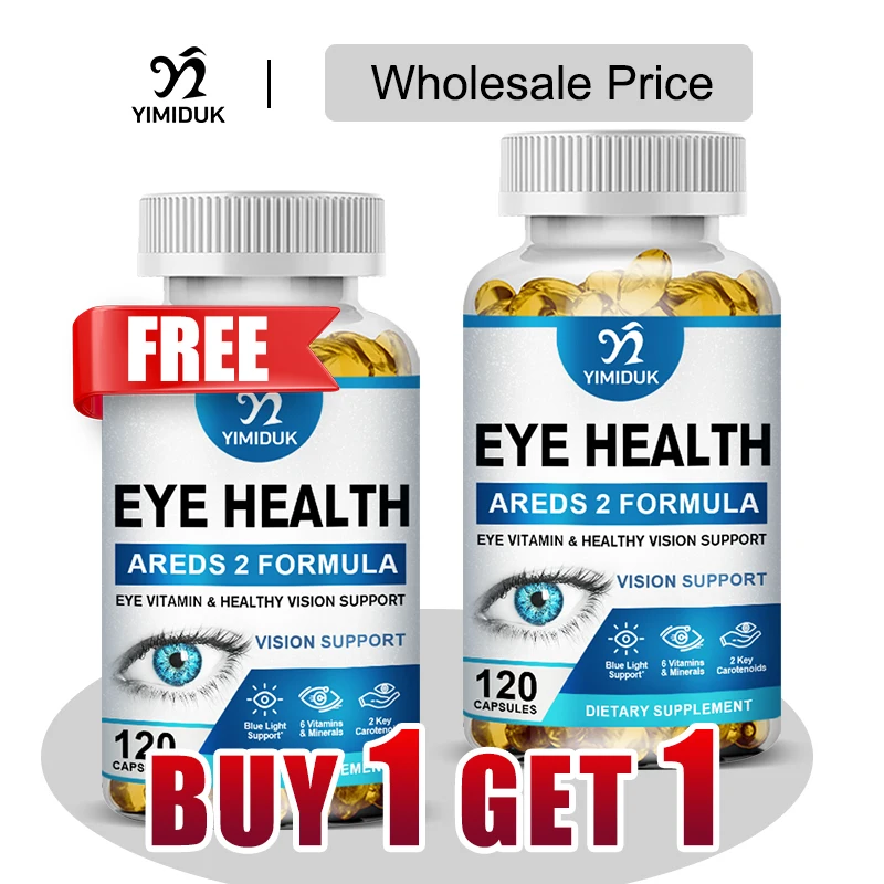 

Buy 1 Get 1 Free! Eye Health Supplement, for Reduces Eye Fatigue, Dryness & Promotes Long-Term Eye Care, Retina, Men & Women
