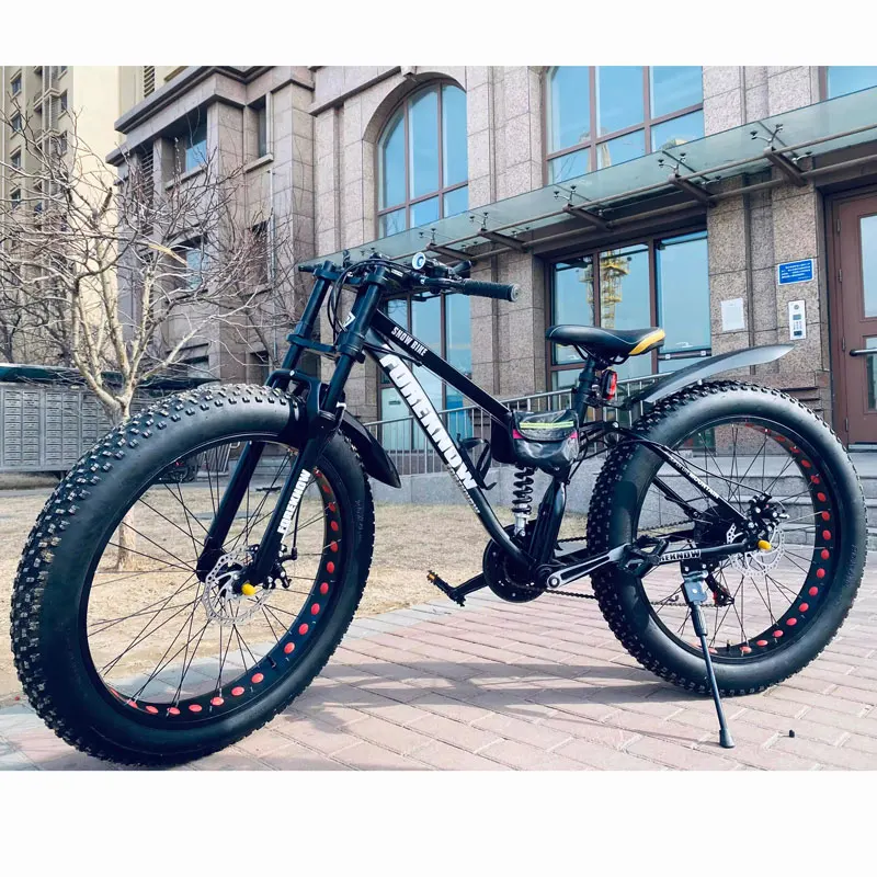 

New Beach Cruiser Bicycle 26'' 4.0 New Design 4.0 Fat Bike Snow Mountain Bike