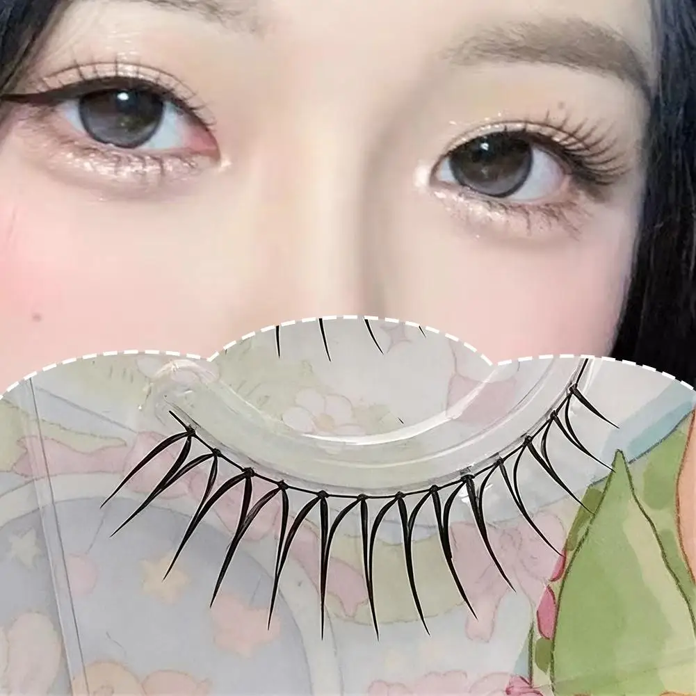 5 Pairs False Eyelashes A Type Eyelashes Upgraded Lash 11MM Stem Transparent Mink Soft Natural Lashes Eye U-shaped E3O1