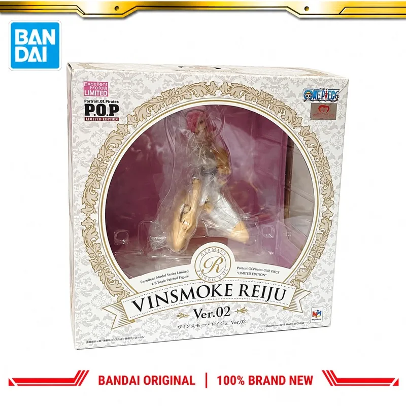 In Stock Bandai Original Megahouse One Piece Vinsmoke Reiju Action Figure Model Doll Brand New Boxed Anime Characters Toys Model