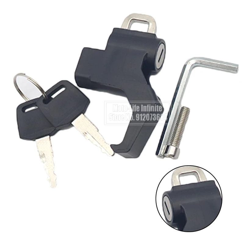 

Крючок из алюминиевого сплава, замок для мотоциклетного шлема, руль 22-26 мм, противоугонная безопасность, мотоцикл для мотоциклов, аксессуары для мотоциклов