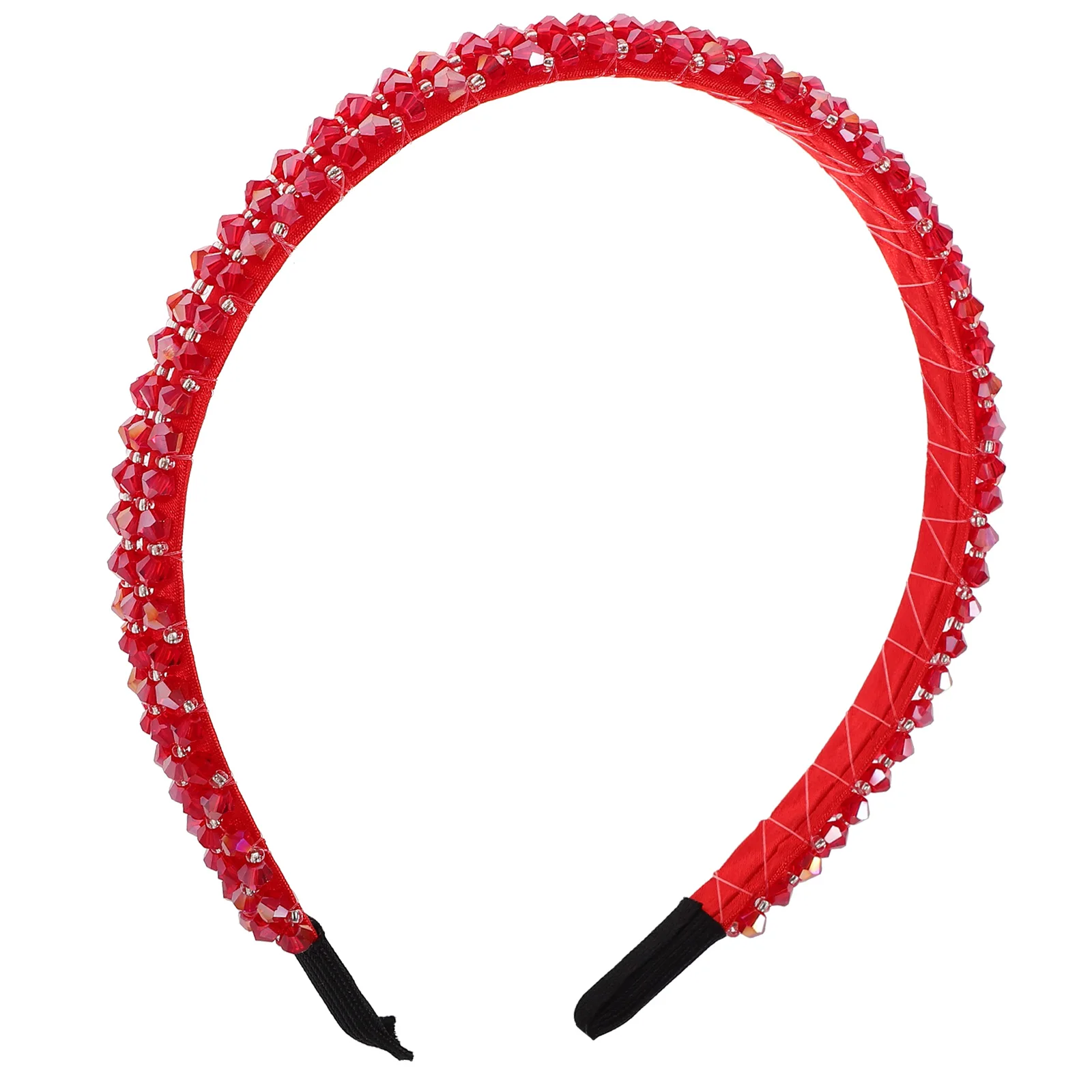 

Crystal Headb Red Hair Accessories Lightweight Comfortable Bridal Prom Party Wedding Anniversary Formal Events Non Fading