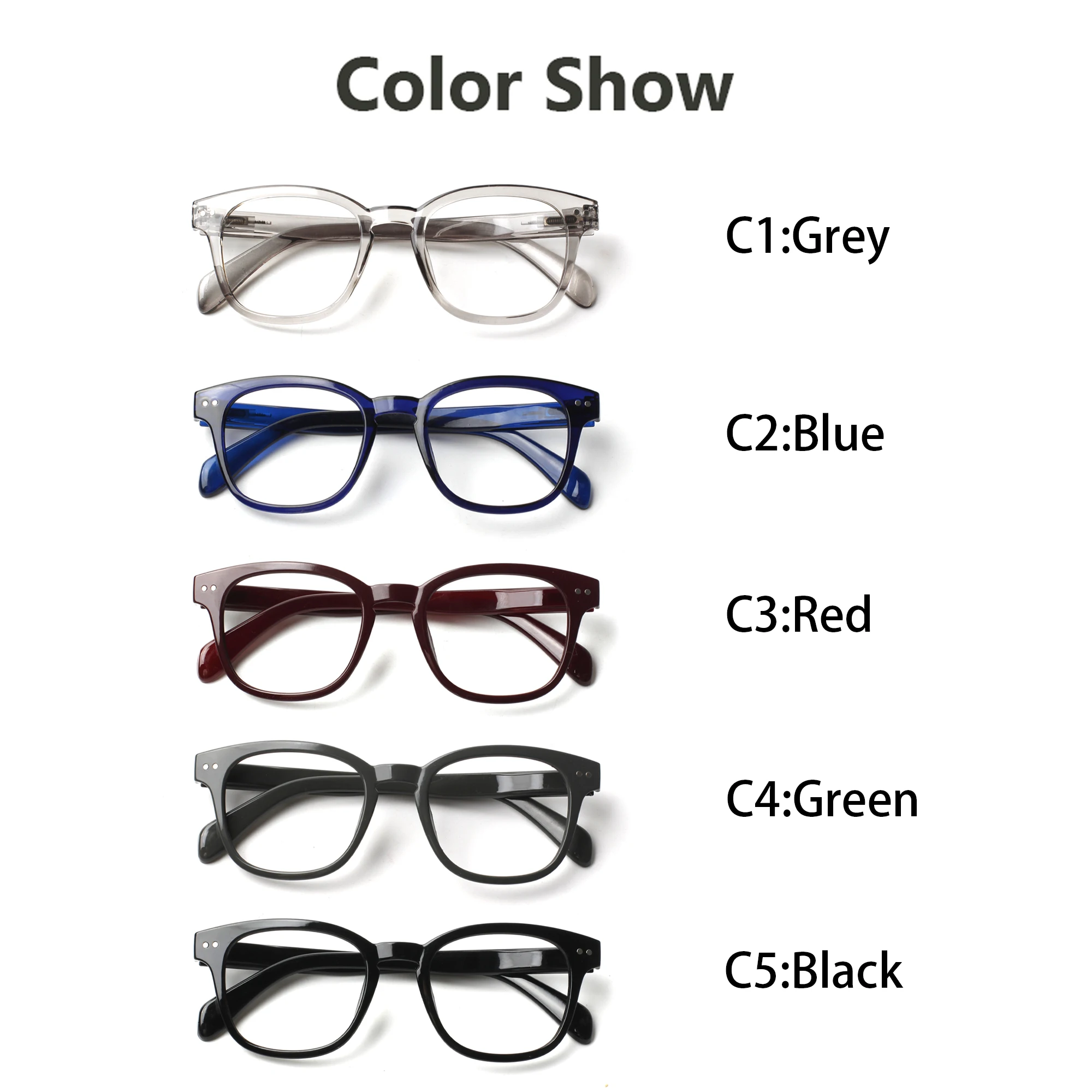 TUREZING New Fashion Reading Glasses Women Men High Quality HD Metal Hinges Comfortable Lightweight Durable Prescription Eyewear