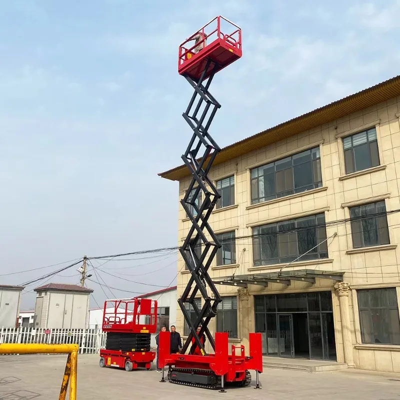 CE Certificated Widely Used Self-propelled Hydraulic Electric Scaffold Scissor Lift Platform Cargo Lifting Aerial Work Platform