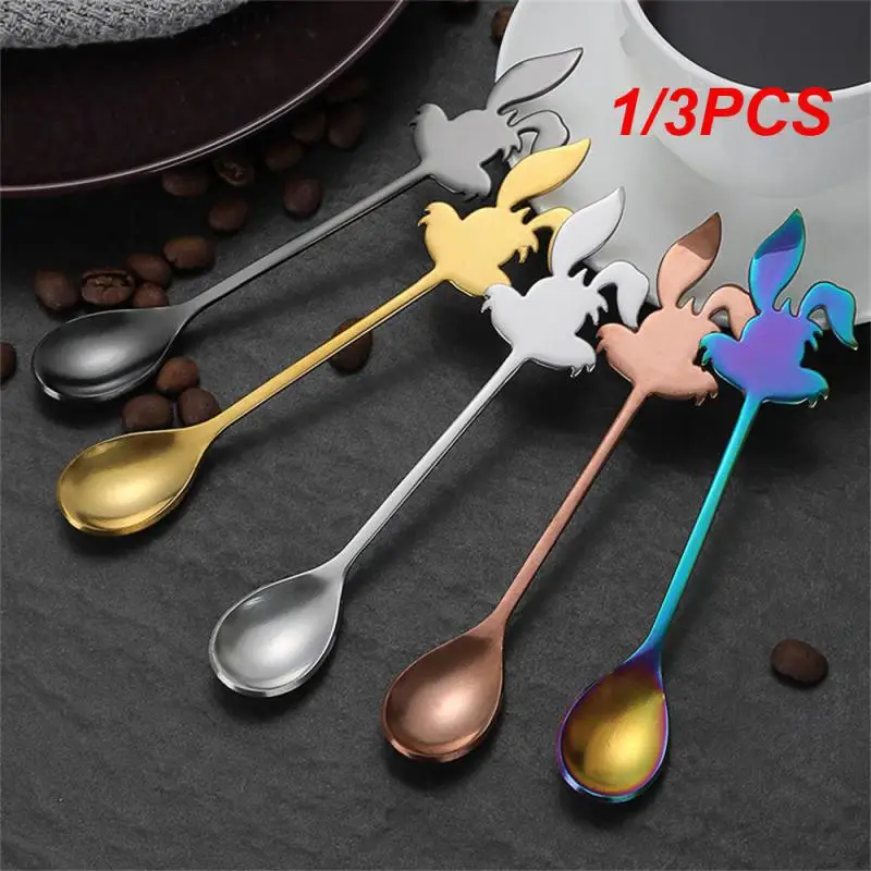 1/3PCS Spoon Versatile Multipurpose High Quality Best-selling Practical Top-rated Versatile Small Spoon Fun Rabbit Durable