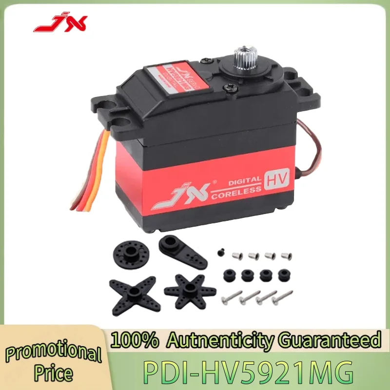 

Цифровой сервопривод JX PDI-HV5921MG 20 кг, цифровой водонепроницаемый сервопривод с высоким крутящим моментом, металлическая шестерня, модель самолета, радиоуправляемые автомобили с дистанционным управлением