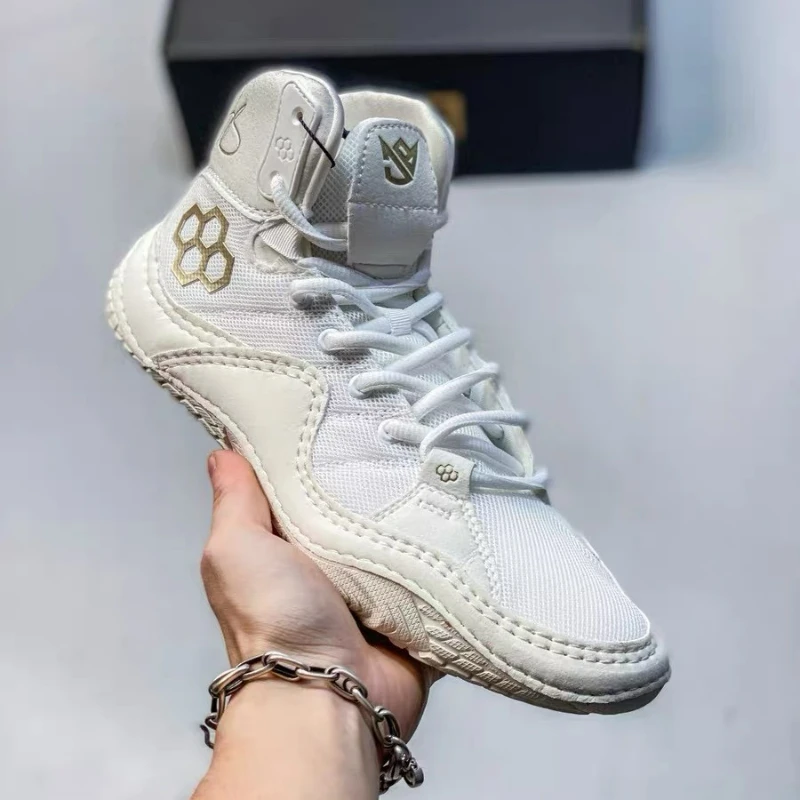 العلامة التجارية الفاخرة أحذية المصارعة الرجال النساء الفاخرة العلامة التجارية أحذية الملاكمة للأزواج مصمم رياضة التدريب حذاء يمكن ارتداؤها أحذية القتال #5