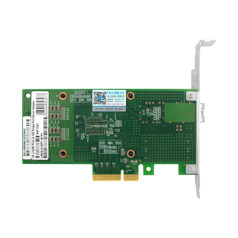 LR-LINK 1016PF-SFP+ 10Gb Network Card Single-port Ethernet PCI Express Fiber Optical Server Adapter NIC Intel Chip Based