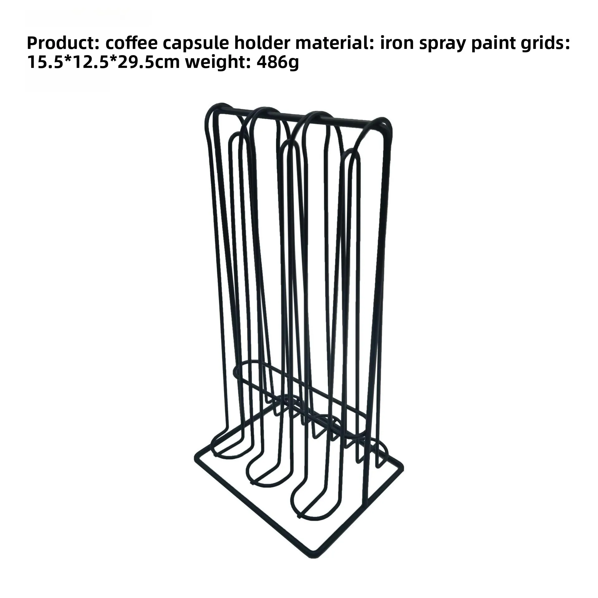 Three-Tier Capsule Coffee Rack, desktop Metal Coffee Organizer, Nescafé Capsule Display Shelf