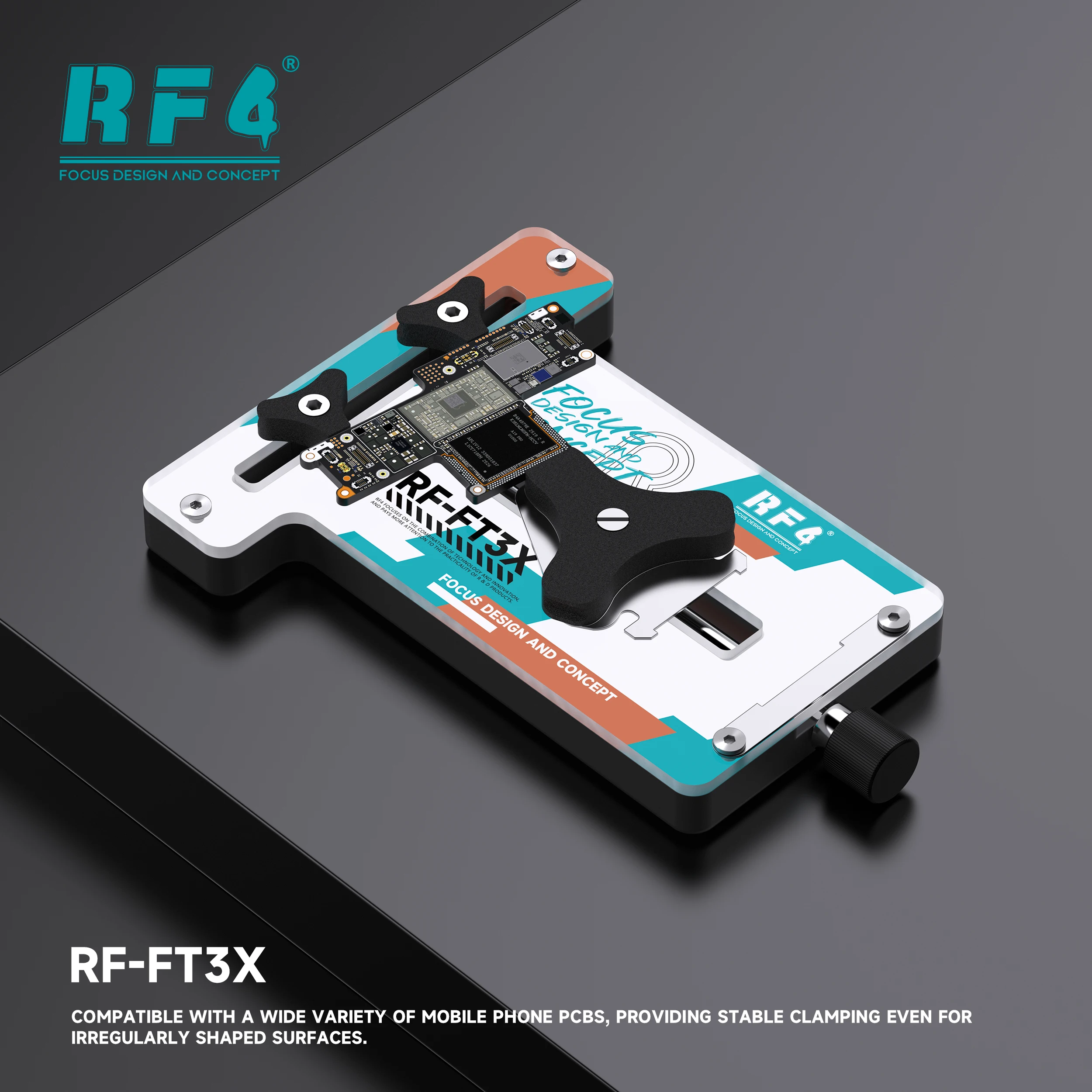 RF4 F-FT3X Multitool PCB Fixture Tools kit for Mobile Phones CPU