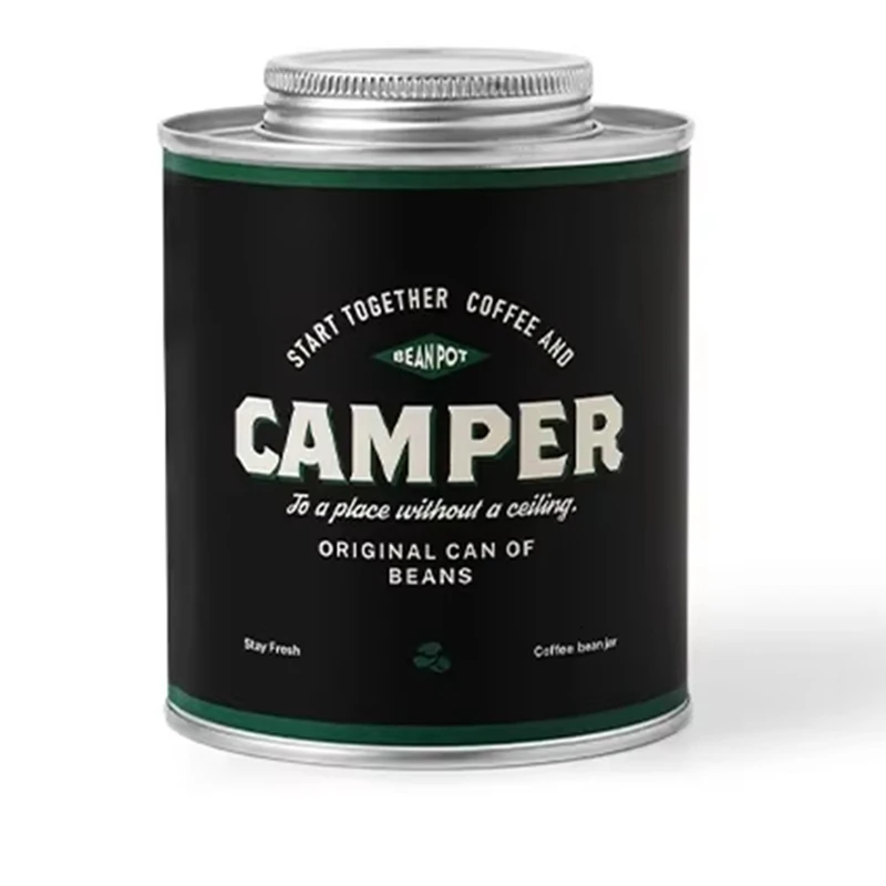 

Может хранилище для кофейных зерен, портативный, пищевой, резервуар для хранения с пенополиуретаном, дышащая жестяная коробка для хранения свежести для кемпинга и дома