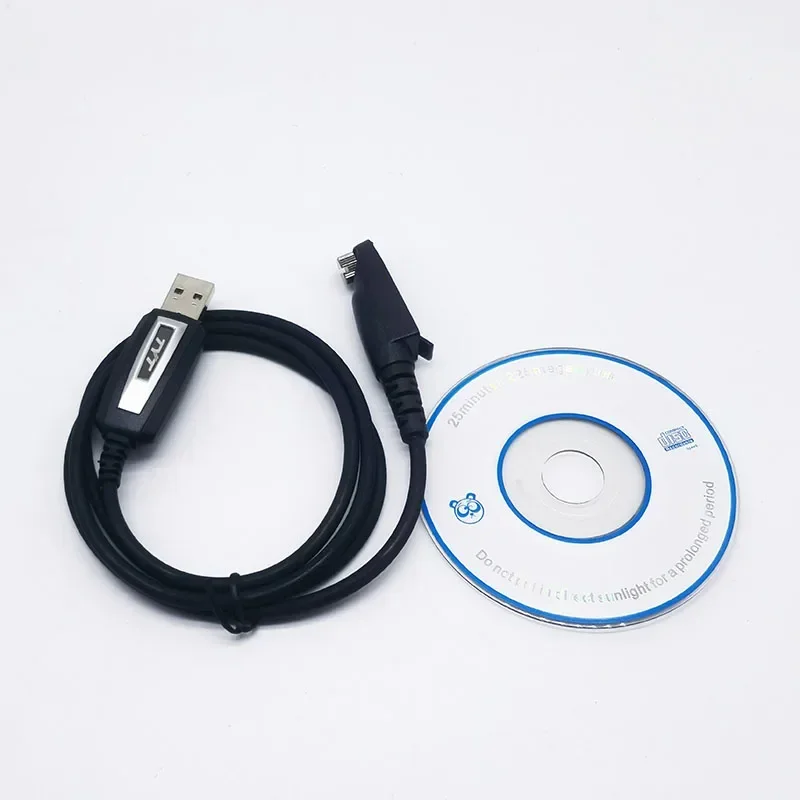 Original USB Programming Cable with CD Drive For TYT MD-398 MD-368 MD398 MD368 Two Way Radio Walkie Talkie Data Cable