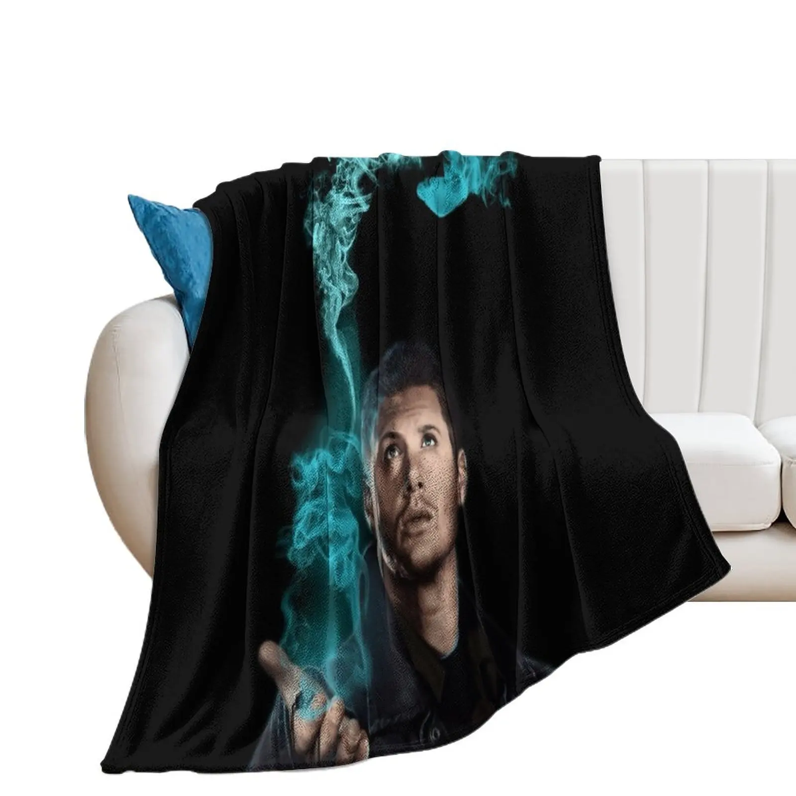 Dean Winchester Brothers Supernatural Throw Blanket funny gift Cute Plaid Blankets