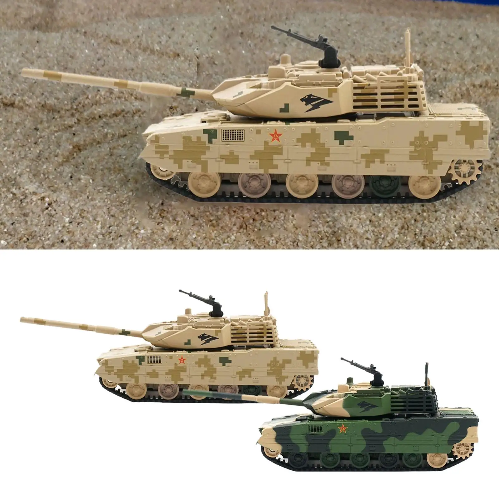 1:64 Light Tank Model Collections Miniature for Children Party Favors Adults