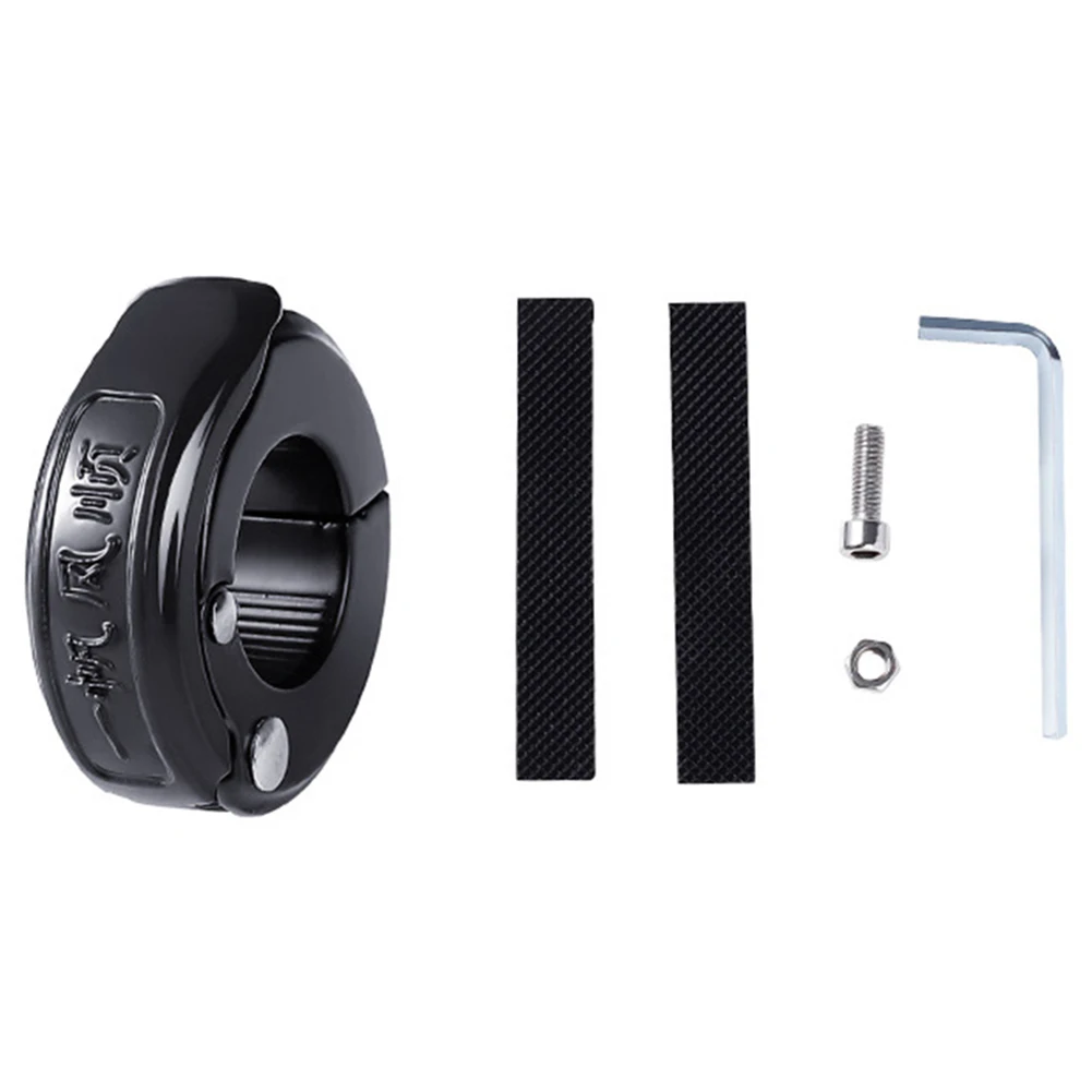 Black Handlebar Holder Aluminum Alloy Material Custom Fitment Direct Replacement Easy Installation Bike Accessories