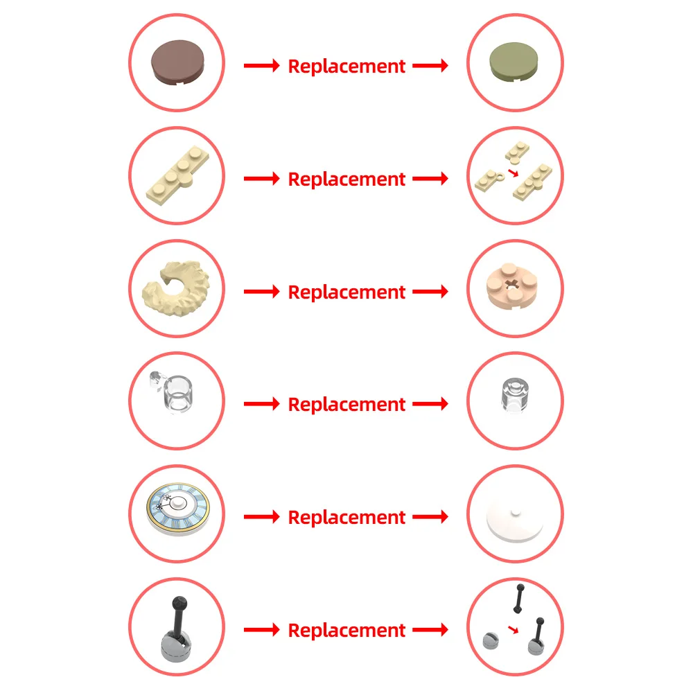 

4804PCS MOC Medieval Village Square Building Blocks City Street View European Clock Tower Tavern Bricks Toy Adult Gift