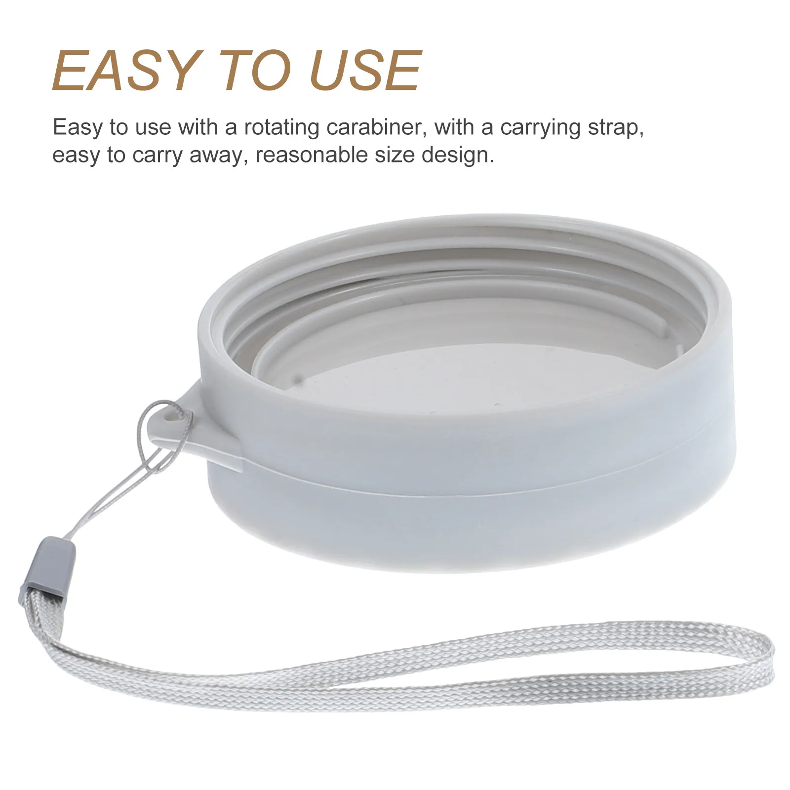 Double Layer Portable Breakfast Cup Fruit Oatmeal Container with Lanyard Reusable Sealed Food Storage Box for Office School - view 5