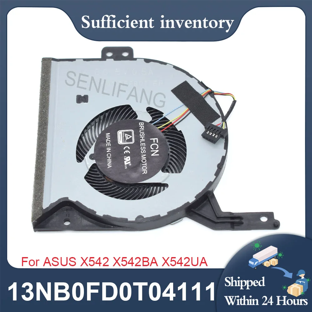 5V Laptop Fan For ASUS X542 1830-016X 13N1-26P0211 0A New CPU Cooling 13NB0FD0T04111 0.5A 4Lines Cooler