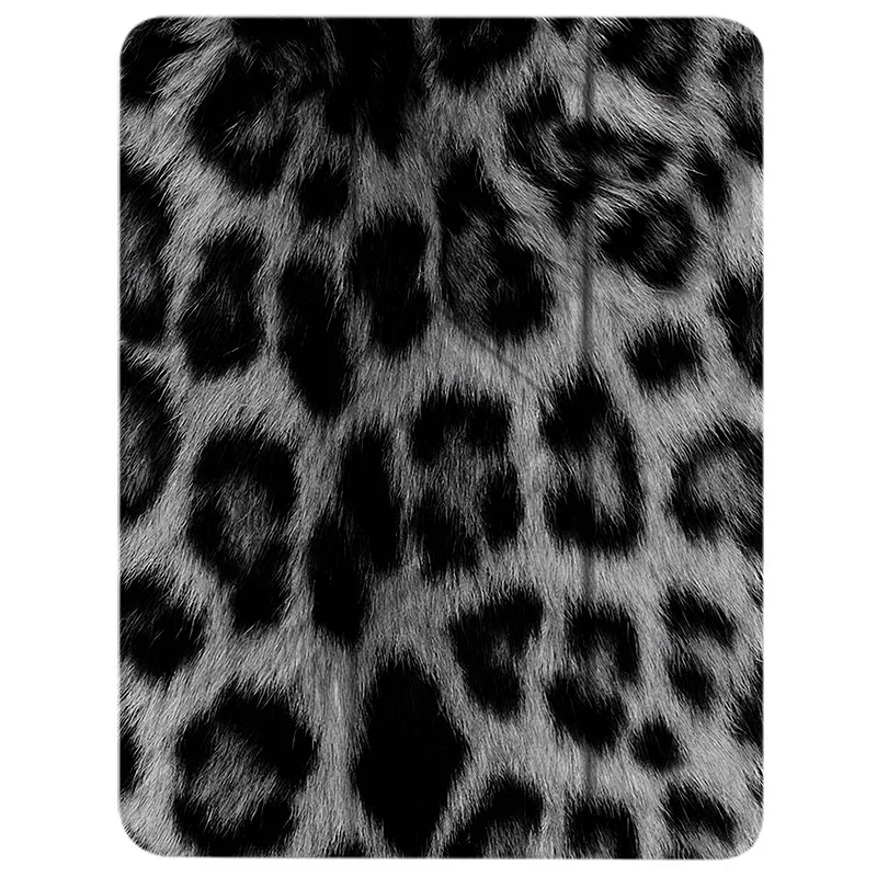 Korean Ins Simple Cool Leopard Print Tablet Case For iPad Pro 11 13in 2025 iPad Pro 12.9in Air7 10th 11th M4 M5 MINI 3Y Cover