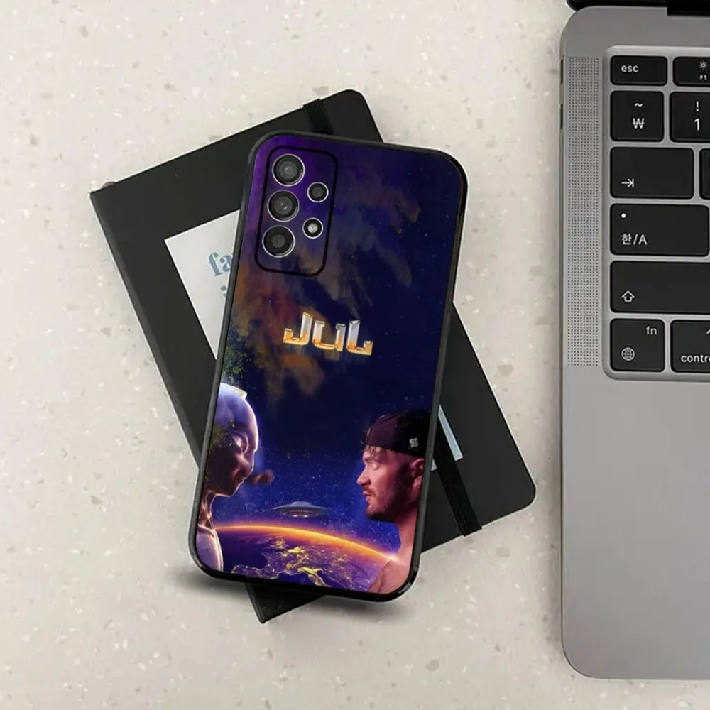Rapper J-Jul-l Phone Case For Samsung Galaxy A13,A21s,A22,A31,A32,A52,A53,A71,A80,A91 Soft Black Cover image 5