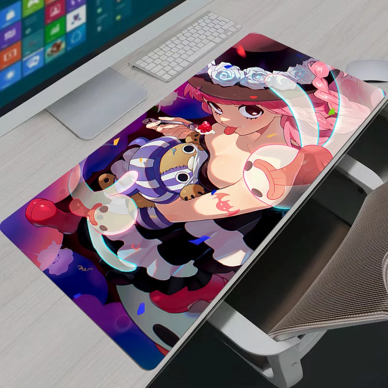 Mouse Pad Large Gamer XXL Keyboard Desk Mouse Mat Japan Game Anime One Piece Carpet Rubber Tapis Souris Gaming Notbook Mousepad
