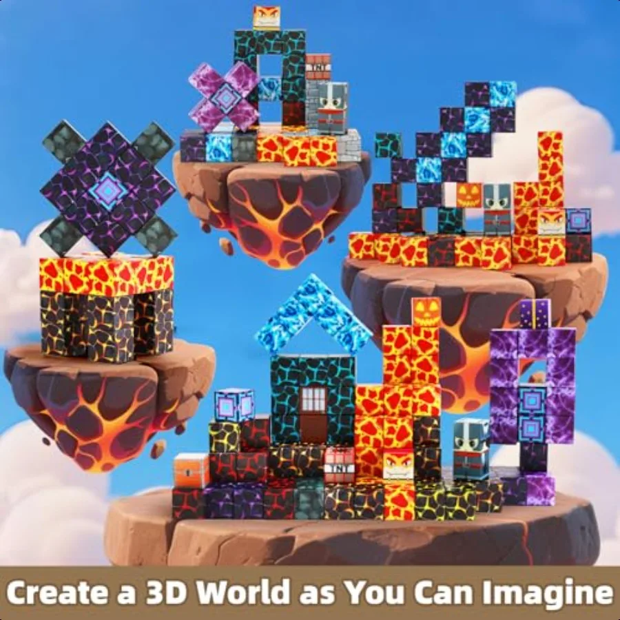 150 pçs blocos magnéticos blocos de construção magnéticos blocos magnéticos para idade 35 48 812 haste sensorial educacional ímã empilhamento brinquedos b