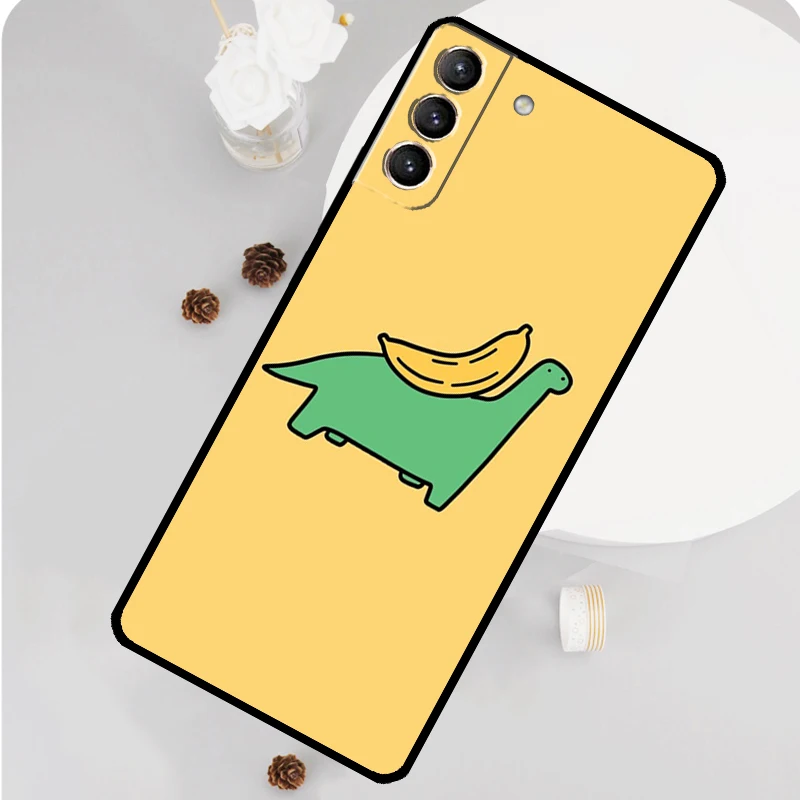 Memes Cartoon Funny Banana Phone Case For Samsung Galaxy S23 Ultra S21 S20 FE S9 S10 Plus Note 10 20 S22 Ultra Funda image 4