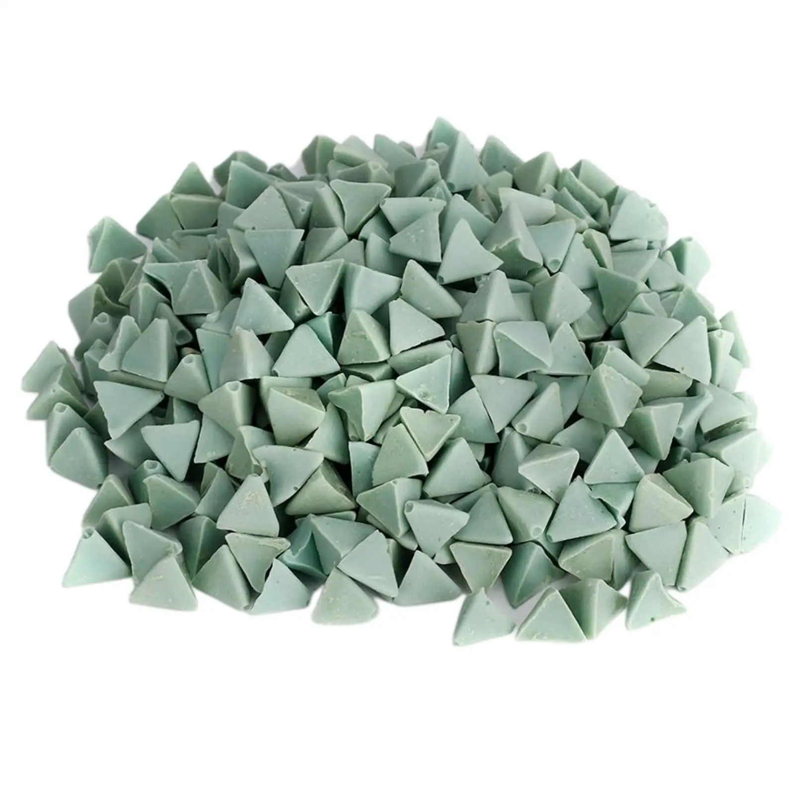 

Metal Jewelry Polishing Buffing Angle-Cut Tri-Stars Machine Tumbling Media Burnishing Compound Crystal Stone Glass Polishing