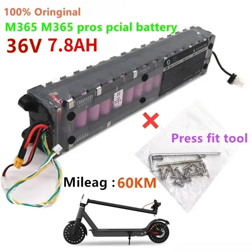 Originele 36V 7800mAh batterij voor Xiaomi ? M365 M356 Pro Speciale Batterijpakket 36V Li-ion Batterij 7800mAh