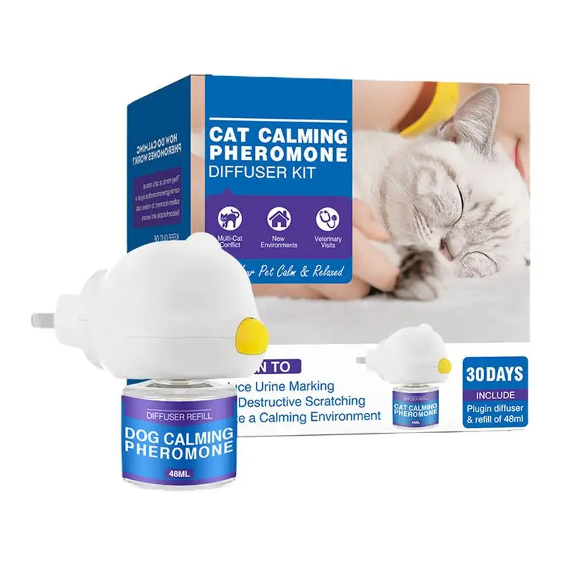 Calming Diffuser Comfort Natural Pheromone Diffuser Calming Pheromone Long Lasting Calming Diffuser For Cats, Dogs, Serenity