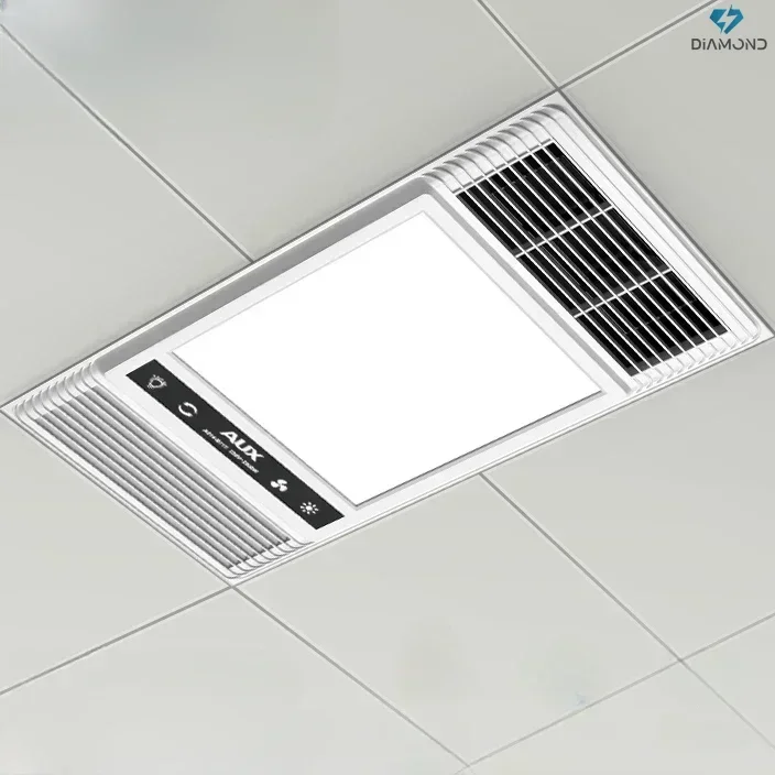 Bathroom Five-in-One Heater - Light, Integrated Ceiling. Air Energy Heat. Exhaust Fan. Lighting. heating pad