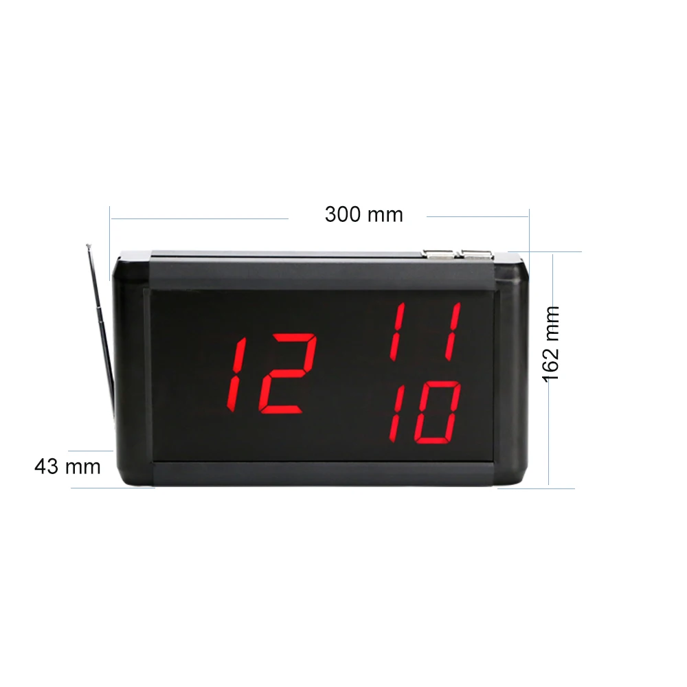 Wireless Waiter pager System Restaurant Smart Voice Broadcast 60 Call Buttons for Bar, Office, Cafe, and Customer Service Bell