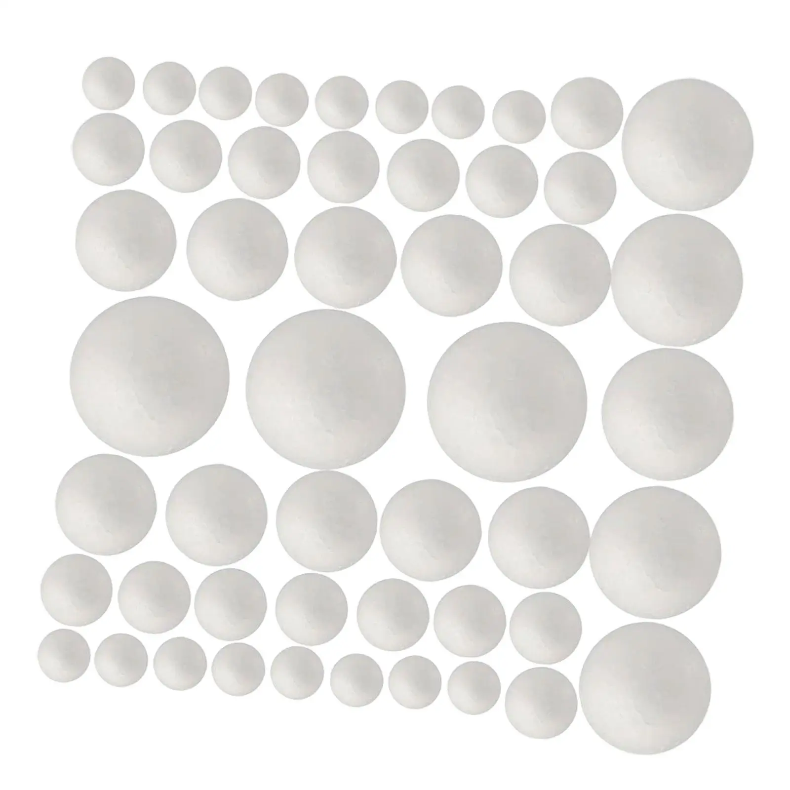 Smooth Craft Foam Balls Round Flexible Material Holiday Ornaments for DIY Christmas Party Home and Classroom Projects view 4