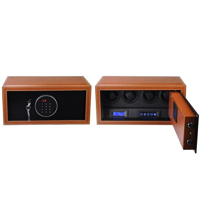 

Сейф для 4 автоматических механических часов с цепным механизмом, шейкер для часов, сейф с кодовым замком