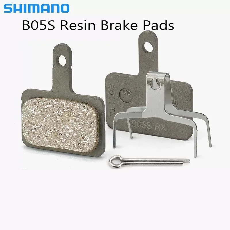 

SHIMANO B05S Resin Brake Pad for Mountain Bike Hydraulic Disc Brakes Compatible with MT200 Hydraulic Disc Brakes